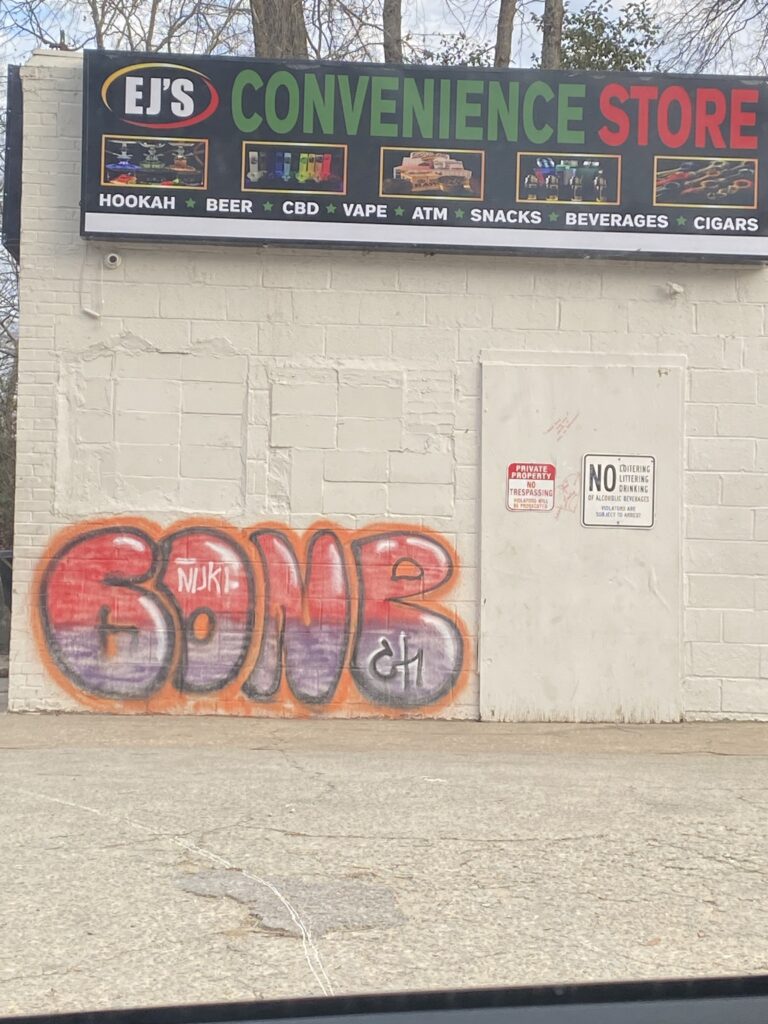 Gang Tag 1600 Holloway Street